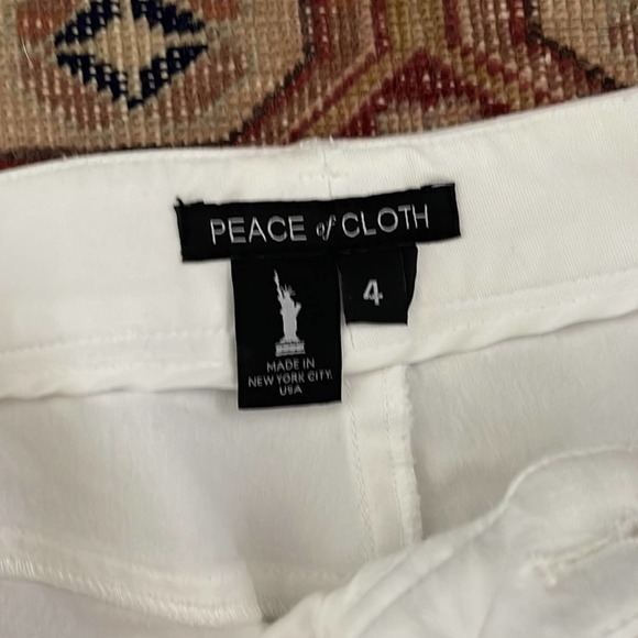 PEACE of CLOTH White Fashion Jeans in WHITE size 4 - Picture 5 of 9